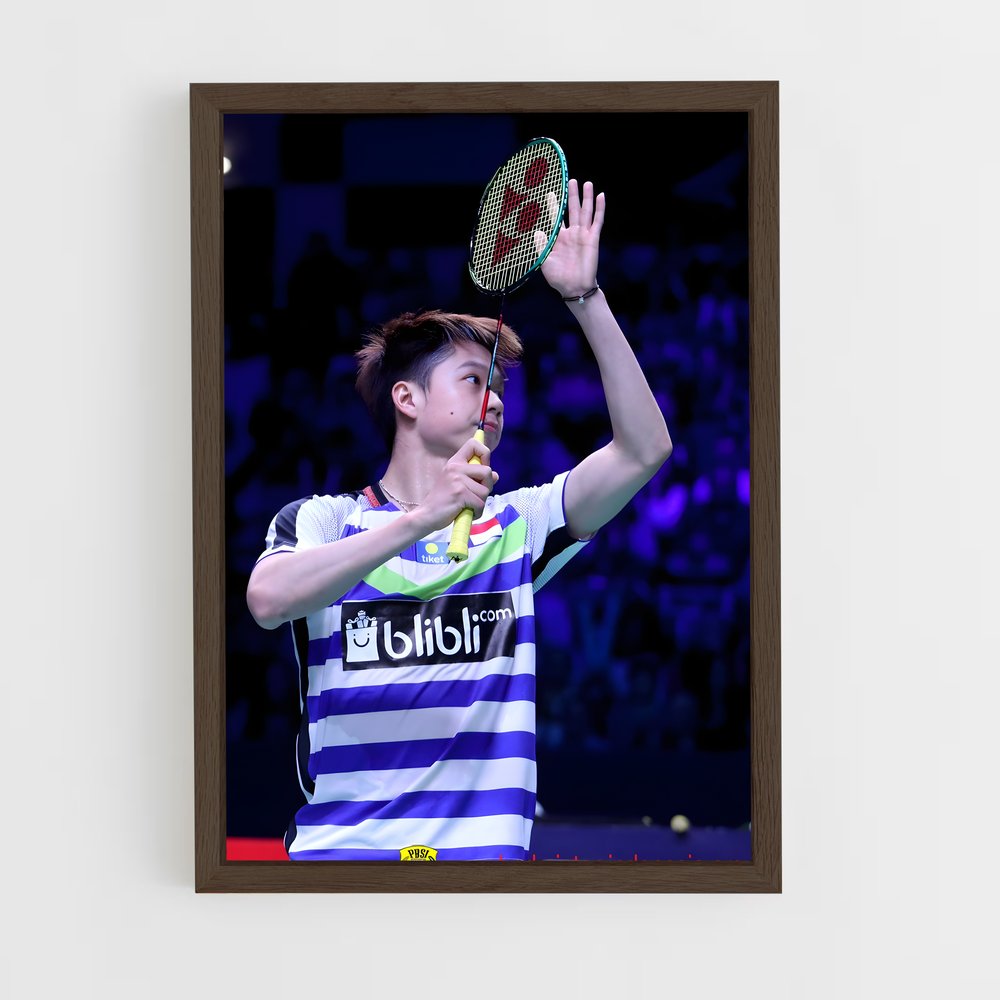 Poster Smash the Limits – affiche Badminton (vue 5)